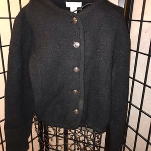 Black sweater by Talbots petites size 8